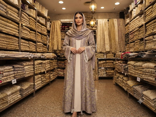 MNT PASHMINA ABAYA LIGHT MULTI