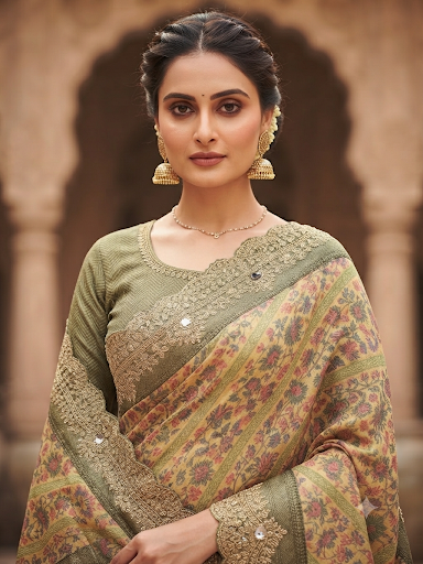 KHAANI SILK GREEN