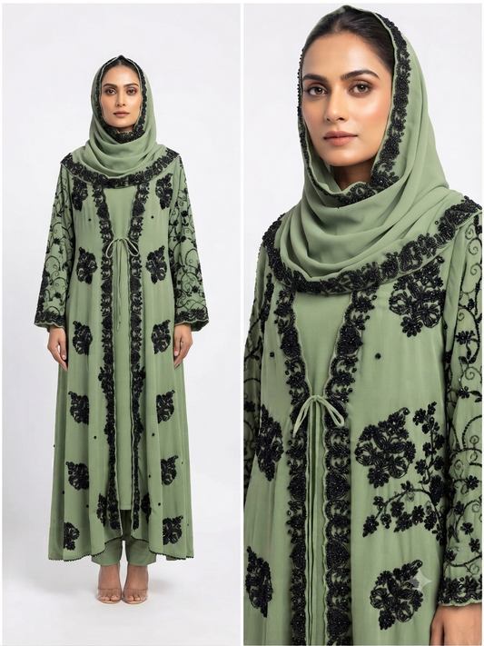MB - GREEN ABAYA