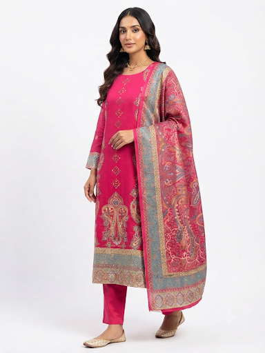 KHANI SILK HOT PINK