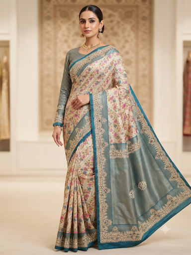 KHAANI SILK - TEAL