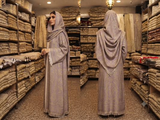 MNT PASHMINA ABAYA LIGHT MULTI