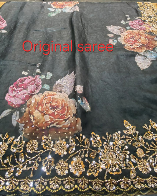 Midnight Floral Elegance