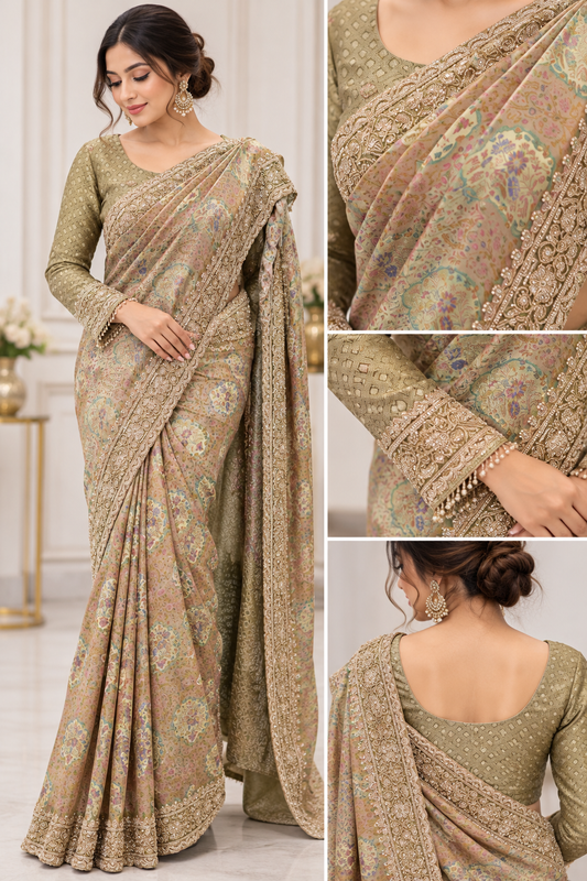 GIRAFF SILK - SAGE GREEN