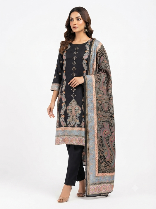 KHANI SILK BLACK