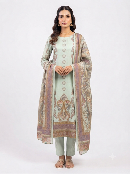 KHANI SILK MINT GREEN