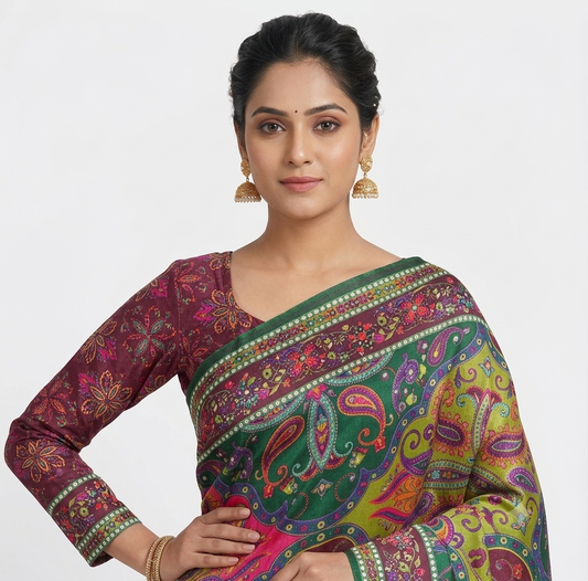 A Paisley Mirror Saree