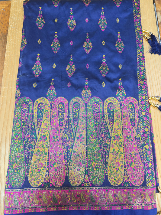 KHAANI SILK NAVY