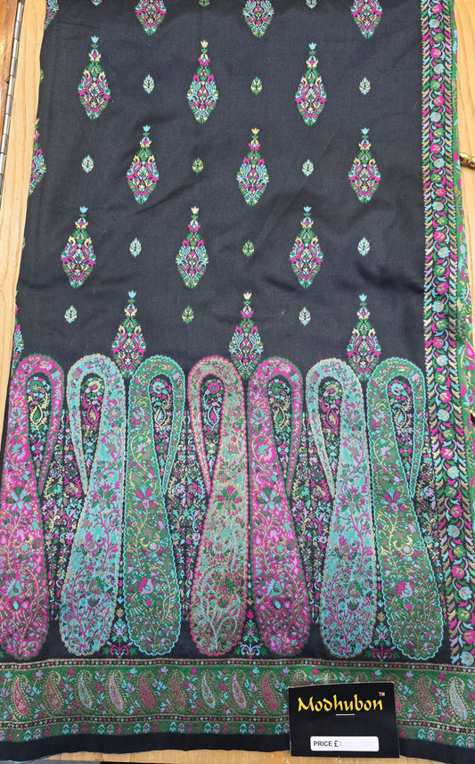 KHAANI SILK BLACK